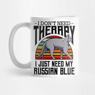 Russian Blue Cat Mug